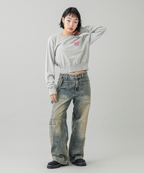 X-girl ジーンズ デニム デニムパンツ WORK DENIM PANTS
