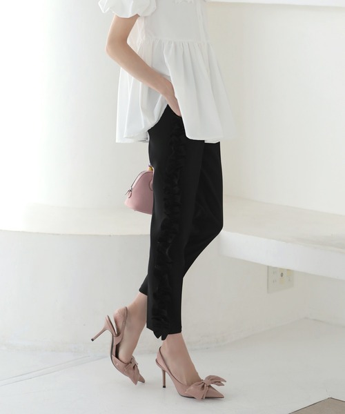 MERAKI（ファッション） パンツ フリルパンツ レディース : ZOZOTOWN