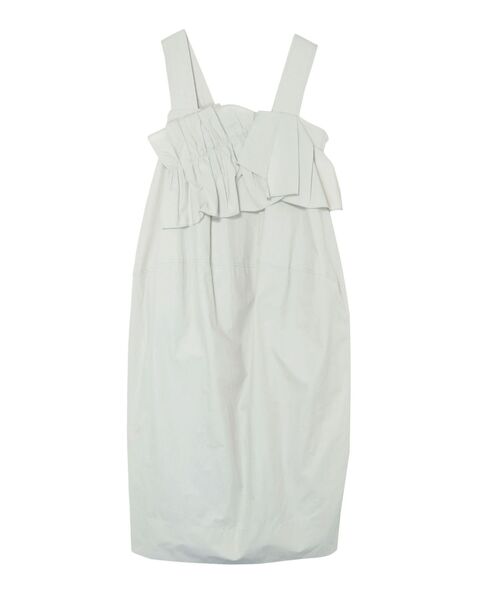 ELENDEEK（エレンディーク） ワンピース フリルドレープコクーン