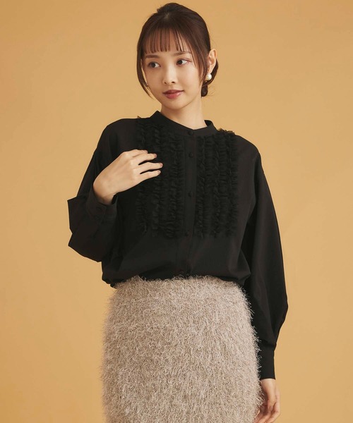 fifth ブラウス シャツ フリルデザインシャツブラウス