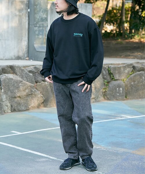 VENCE EXCHANGE パンツ デニムイージーパンツ メンズ : ZOZOTOWN Yahoo