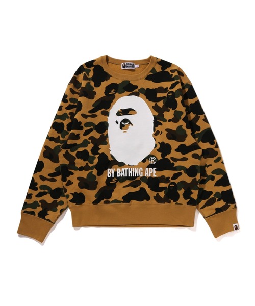 トレーナー スウェット 1ST CAMO BY BATHING APE CREWNECK SWEATSHIRT レディース