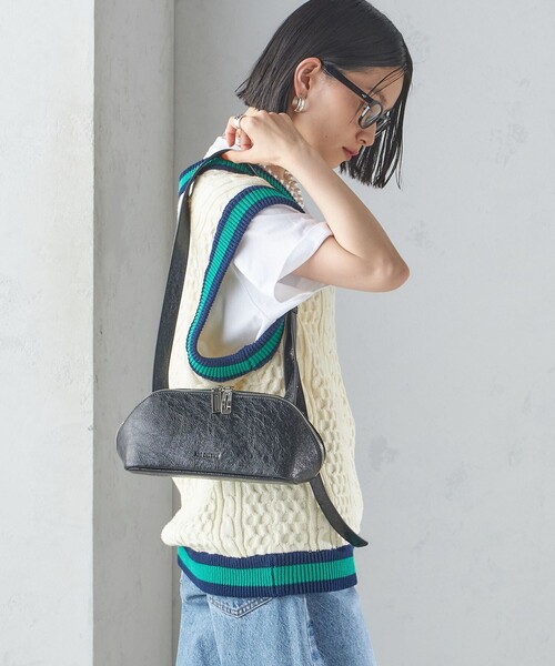 ベスト ジレ 「SHIPS別注」LOGAN KNITTING MILLS: チルデン Vネック ベスト レディース LOGAN knitting mills ベスト ジレ 「SHIPS別注」LOGAN KNITTING
