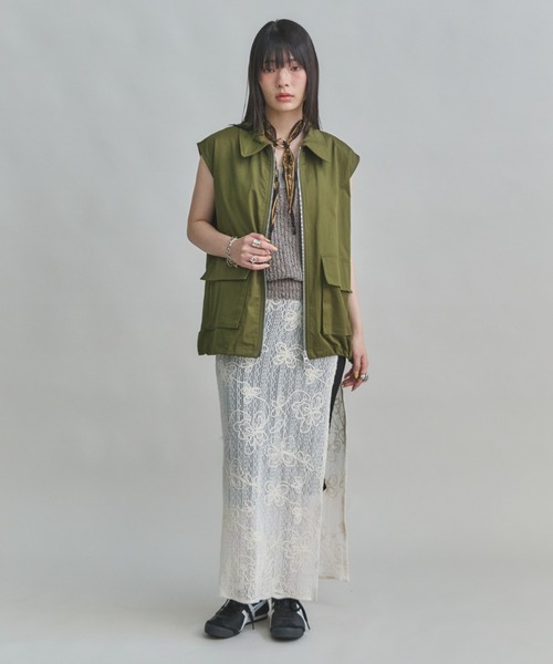 コード刺繍　WRAPPED SKIRT コード刺繍 WRAPPED SKIRT