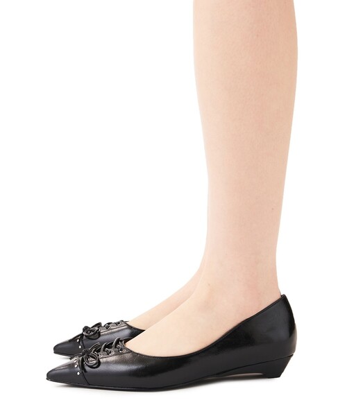 SY UNITED ARROWS パンプス 「SY」レースアップスタッズ