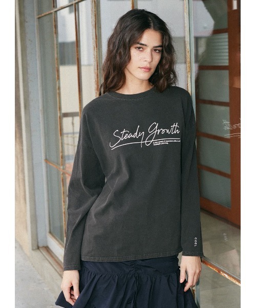 tシャツ COEL×BALMYDAY'S ロゴロンT レディース