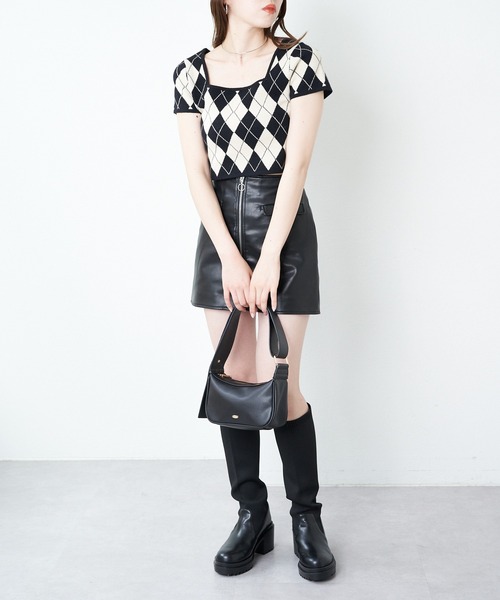 「Chico」 ミニスカート FREE グレイッシュベージュ レディース_画像7