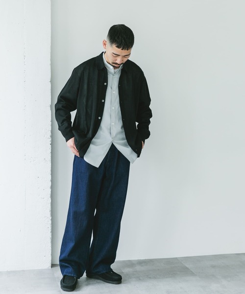 kiko　半袖ロングカーディガン　ジレ　黒　スリット　麻リネン調 kiko様専用 半袖ロングカーディガン ジレ 黒 スリット 麻リネン
