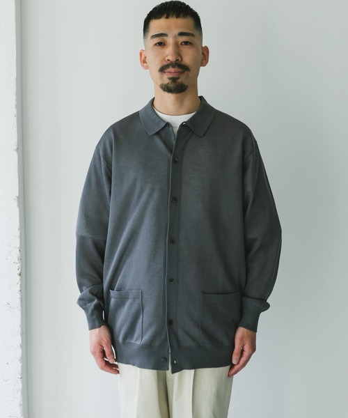 URBAN RESEARCH DOORS カーディガン リネンライク ロング