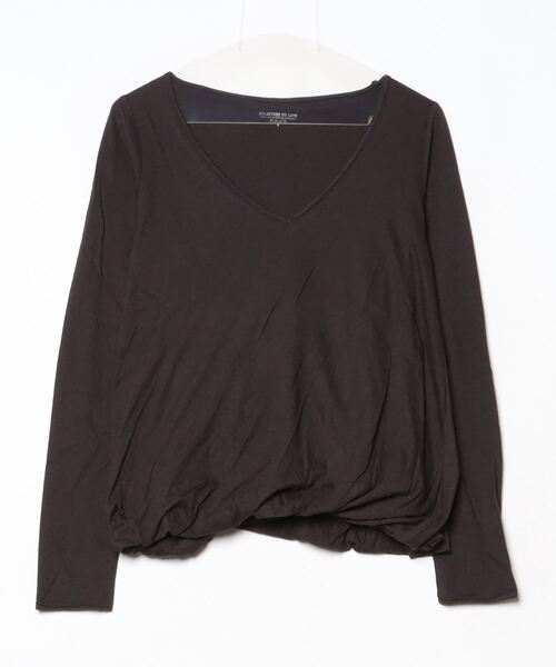 tシャツ FILATURES DU LION/Vネックカットソー（ロング丈） レディース