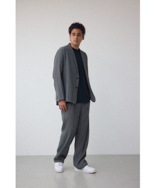 AZUL 楊柳テーラードジャケット 楊柳イージースラックス セットアップ AZUL BY MOUSSY ジャケット テーラードジャケット 楊柳