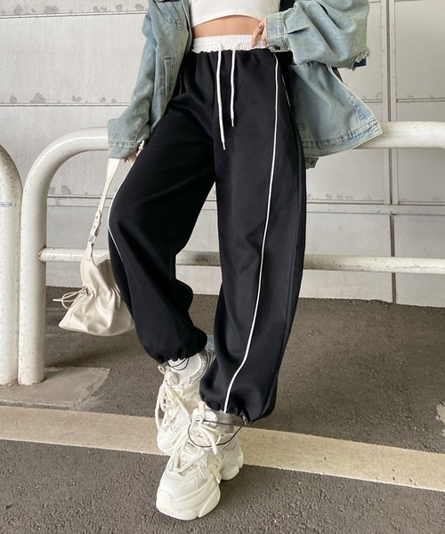non-hedge（ノンヘッジ） スウェットパンツ ジャージ ウエスト切替