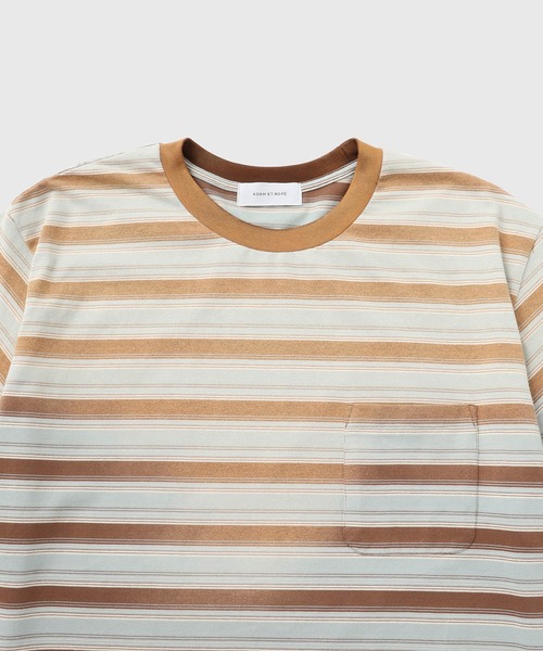 ADAM ET ROPE'（アダムエロペ） tシャツ フェード加工 ハーフスリーブ