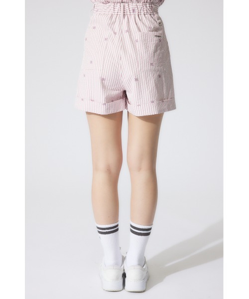 リエンダ ギンガムフリル レッド ショートパンツ レディース ゴルフウェア 新品 RIENDA GOLF（リエンダ ゴルフ） スラックス パンツ 「RIENDA GOLF