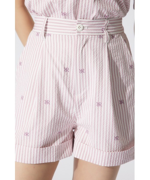 リエンダ ギンガムフリル レッド ショートパンツ レディース ゴルフウェア 新品 RIENDA GOLF（リエンダ ゴルフ） スラックス パンツ 「RIENDA GOLF