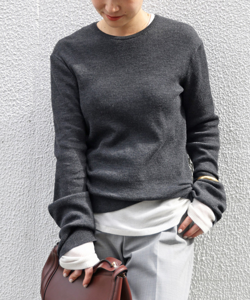 ドゥーズィエムクラス　新品　完売　Fascinating ニット　グレー ドゥーズィエムクラス 新品 完売 Fascinating ニット グレー