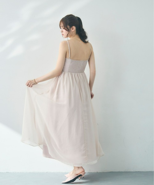 Olu.（オルドット） ドレス シフォンサーキュラーワンピース