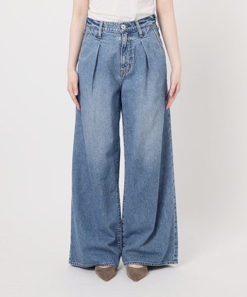 NEEDBY heritage AARON デニムパンツ　ワイドデニム NEEDBY heritage ＊ AARON（デニムパンツ/ジーンズ）｜CODE A