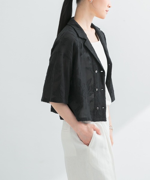 カラミジャガードショートシャツ URBAN RESEARCH アーバンリサーチ URBAN RESEARCH ブラウス シャツ カラミジャガードショート