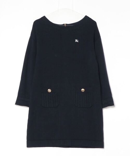BURBERRY BLUE LABEL★ニットワンピース BURBERRY BLUE LABEL 「BURBERRY LABEL」 ワンポイントニット