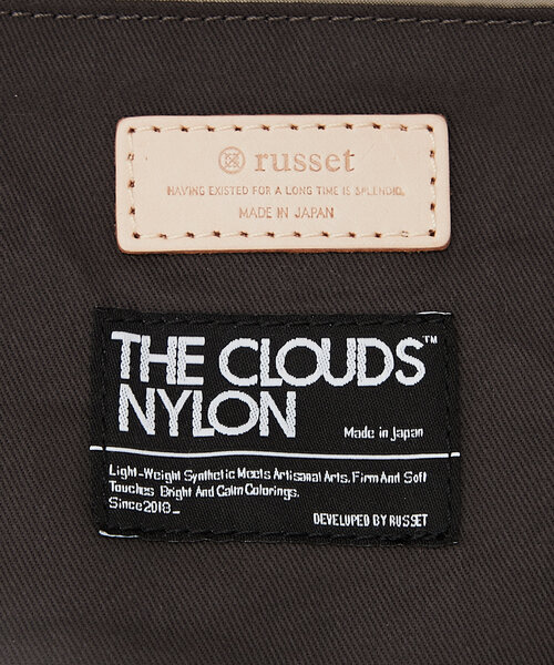 ラシット russet ダブルポケット横長ミニショルダーバッグ ラシット russet 横長ミニショルダー(CE－006－OUT) （Blac/BR