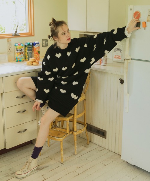 「forksy.」 長袖ニット FREE グレー レディース_画像2