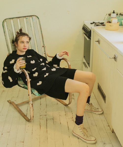 「forksy.」 長袖ニット FREE グレー レディース_画像4