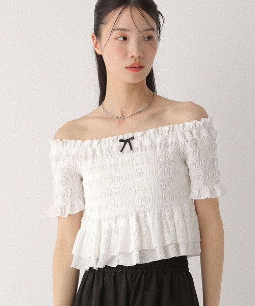 Heather tシャツ シャーリングカットTEE 497351 レディース