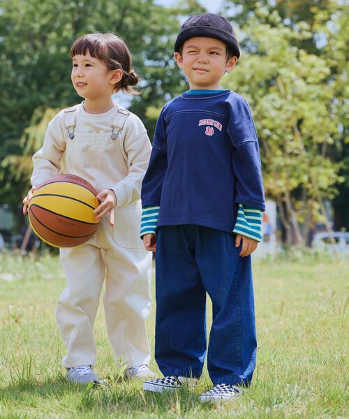 BEAMS mini（ビームス ミニ） サロペット オーバーオール キャンプ