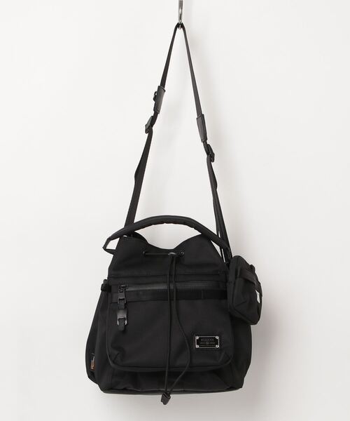 AS2OV（アッソブ） ショルダーバッグ DOBBY 305D DRAWSTRING SHOULDER