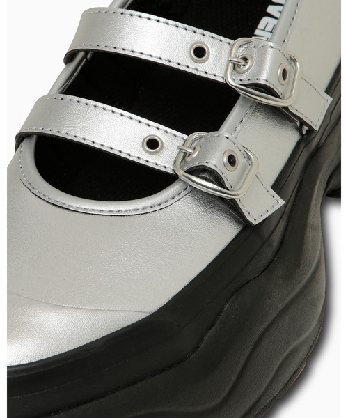 mochiグレー バレエシューズ メタルバックル付き他3点 ALL STAR バレエシューズ パンプス SURGETRAINER MJ ST OX