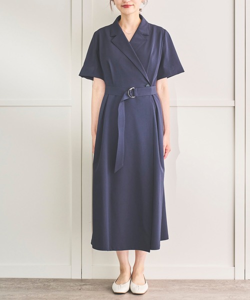 【洗える】ケイミー ヴィーナスワンピース カシュクール ストレッチ ストレッチジャージー】ヴィーナスワンピース– kay me