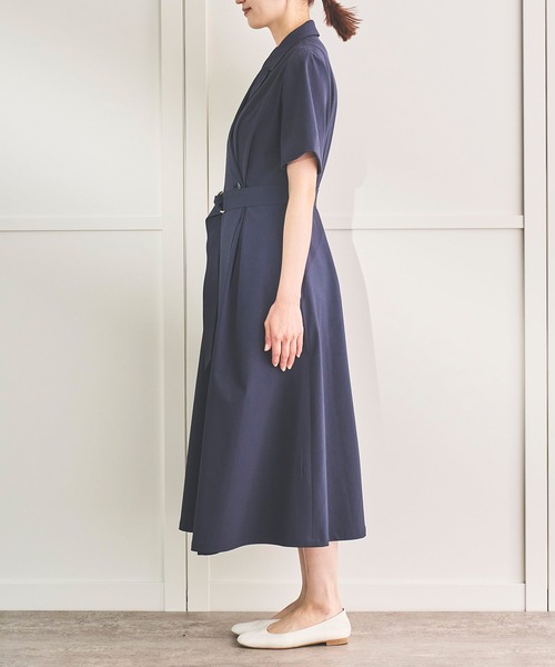 Sirin ワンピース ストレッチピケカシュクールワンピース「2サイズ展開