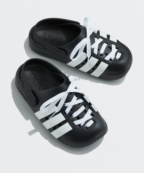 サンダル アディレッタ クロッグ ADILETTE CLOG LACE U / ミュールスニーカー / アディダス adidas レディース メンズの画像