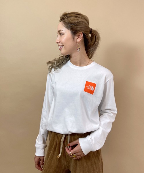 THE NORTH FACE 「THE FACE」 長袖カットソー M ブルー