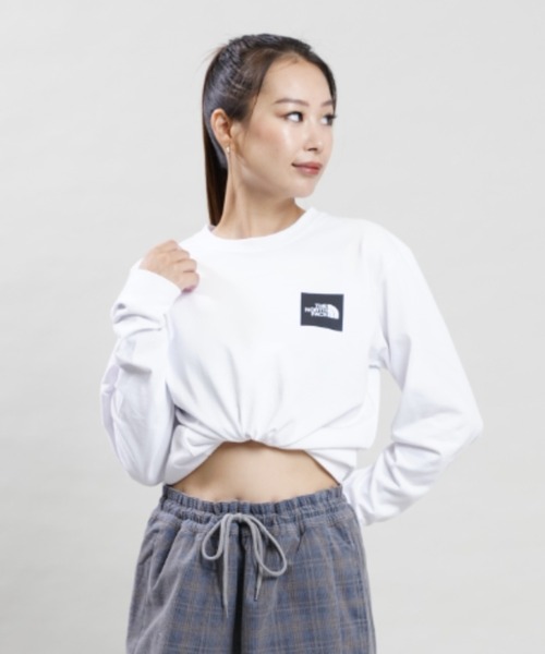 新品　THE NORTH FACE 長袖カットソー ブルー THE NORTH FACE L/S SLEEVE GRAPHIC TEE スーパーソニックブルー