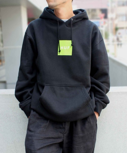 HUF（ハフ） プルオーバーパーカー X-LARGE ブラック メンズ