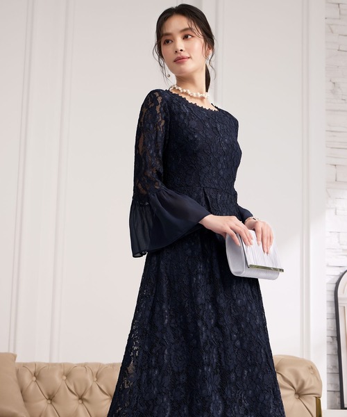 ◎当日発送可能【新品】定価22万　ケイゾーアヤタ　総レース　ワンピースドレス DRESS+（ドレスプラス） ドレス 総レースが大人上品なドレスワンピース