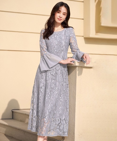 DRESS+（ドレスプラス） ドレス 総レースが大人上品なドレスワンピース