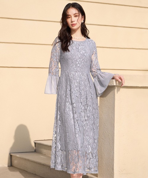 DRESS+（ドレスプラス） ドレス 総レースが大人上品なドレスワンピース