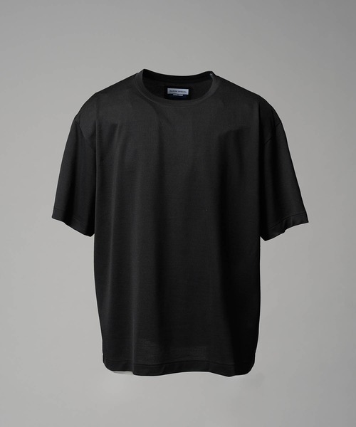 ロゴ ピグメント オーバー Tシャツ ブラック グレー メゾンスペシャル 黒 ロゴ ピグメント オーバー Tシャツ ブラック グレー メゾン
