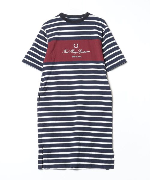 【新品】フレッドペリー　ワンピース　ネイビー セール】[FRED PERRY/フレッドペリー] ツインティップライン