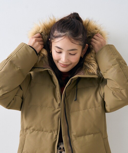 FREAK'S STORE（フリークスストア） ダウンコート SMALL キャメル