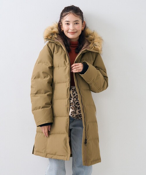 FREAK'S STORE（フリークスストア） ダウンコート SMALL キャメル