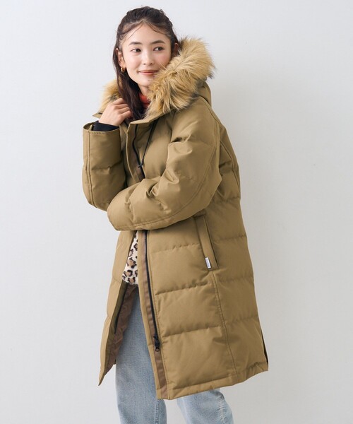 FREAK'S STORE（フリークスストア） ダウンコート SMALL キャメル