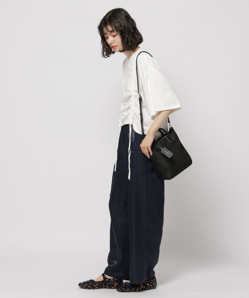 「niko and...」 半袖カットソー LARGE ライトグレー レディース