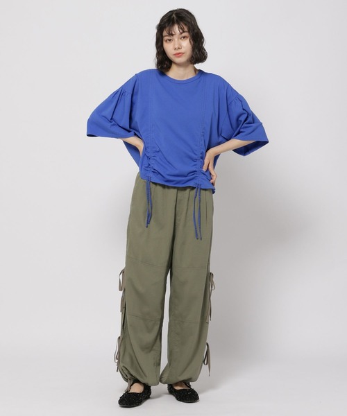 「niko and...」 半袖カットソー LARGE ライトグレー レディース