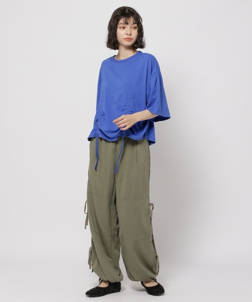 「niko and...」 半袖カットソー LARGE ライトグレー レディース