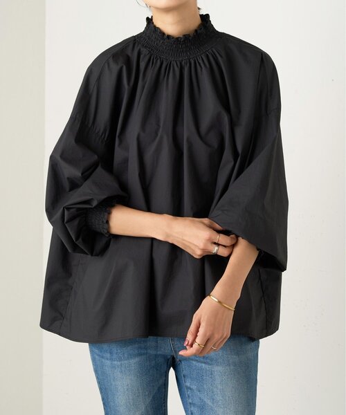 BEARDSLEY（ビアズリー） ブラウス シャツ シャーリングハイネック