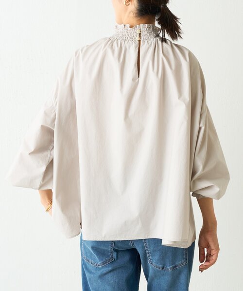 BEARDSLEY（ビアズリー） ブラウス シャツ シャーリングハイネック